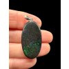 Silver pendant from Australian opal