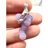 Grape chalcedony pendant