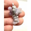 Grape chalcedony pendant