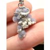 Grape chalcedony pendant