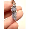 Grape chalcedony pendant