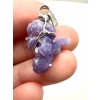 Grape chalcedony pendant