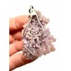 Grape chalcedony pendant