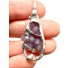 Grape chalcedony pendant