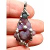 Grape chalcedony pendant