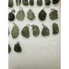Silver moldavite jewellery – 130g