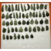 Silver moldavite jewellery – 130g
