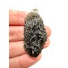 Silver moldavite pendant 13g