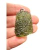 Silver moldavite pendant 7g