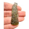 Silver moldavite pendant 6g