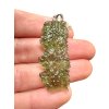 Silver moldavite pendant 4,8g