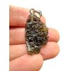 Silver moldavite pendant 4,2g