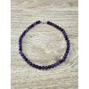 Amethyst necklace 45 cm