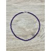 Amethyst-Halskette 45 cm (4mm)