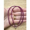 Ruby necklace 45 cm (3mm)