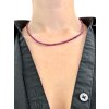 Ruby necklace 45 cm (3mm)