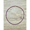 Ruby necklace 45 cm (3mm)