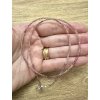 Pink tourmaline necklace 45 cm (2mm)
