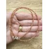 Sunstone necklace 45 cm (2,5mm)