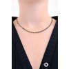 Ruby ziosite necklace 45 cm (2mm)