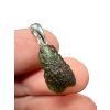 Silver moldavite pendant 1,1g