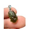Silver moldavite pendant 1,12g