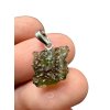 Silver moldavite pendant 1,02g