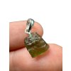 Silver moldavite pendant 0,98g