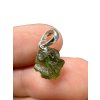Silber Moldavit Anhänger 0,82g