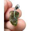 Silver moldavite pendant 0,88g