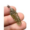 Silver moldavite pendant 1,2g