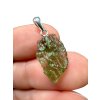 Silver moldavite pendant 1g