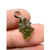 Silver moldavite pendant 0,9g
