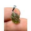 Silber Moldavit Anhänger 0,7g