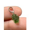 Silver moldavite pendant 0,6g