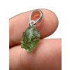 Silver moldavite pendant 0,6g