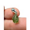 Silber Moldavit Anhänger 0,6g
