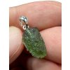 Silber Moldavit Anhänger 0,9g