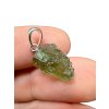Silver moldavite pendant 0,9g