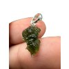 Silver moldavite pendant 0,9g