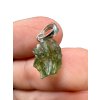 Silver moldavite pendant 0,8g