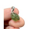 Silber Moldavit Anhänger 0,8g