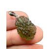 Silver moldavite pendant 1,9g