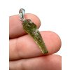 Silber Moldavit Anhänger 1g