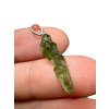 Silver moldavite pendant 1g