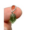 Silver moldavite pendant 0,4g