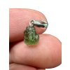 Silber Moldavit Anhänger 0,4g