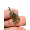 Silver moldavite pendant 1,2g