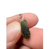 Silber Moldavit Anhänger 1,13g