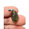 Silber Moldavit Anhänger 1,13g